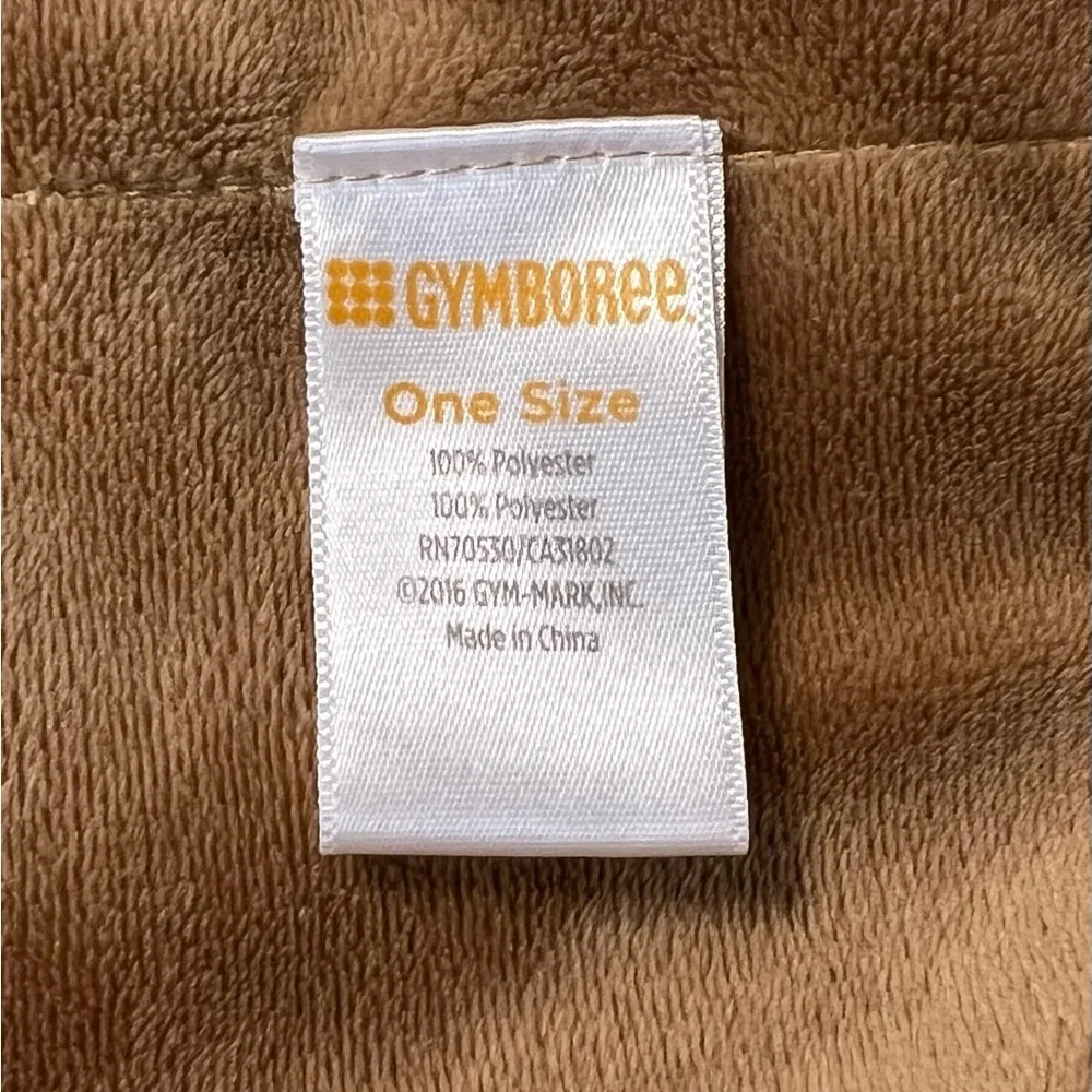 Gymboree One Size‎ Teddy Bear Lovey Security Brown Plush Blanket Stuff Animal